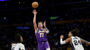 Doncic's Lakers hold off Wembanyama's Spurs, Blazers silence Thunder