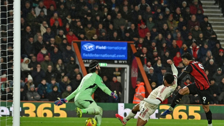 Bournemouth snap Liverpool's unbeaten run to up pressure on Slot