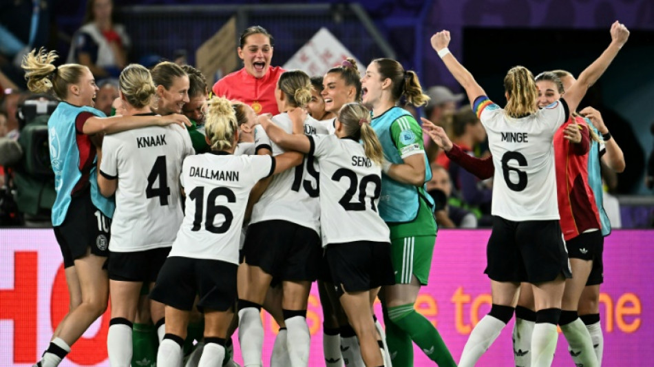 Ten-woman Germany beat France on penalties to reach Euro 2025 semis