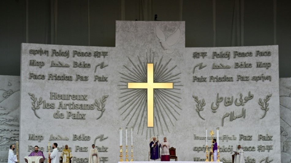 Devant 150.000 fidèles, le pape appelle à la paix au Liban et dans la région