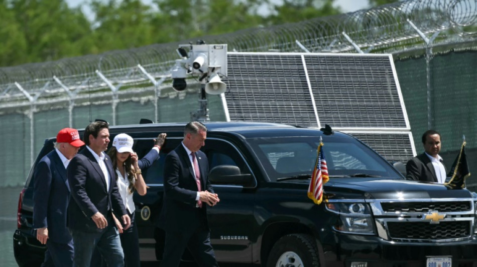 Trump hails new 'Alligator Alcatraz' migrant detention center