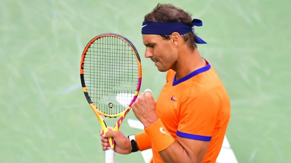 Nadal doblega al joven español Alcaraz y vuelve a la final de Indian Wells