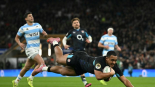 Rugby: les Anglais invaincus à l'issue des tests d'automne en battant l'Argentine 27-23