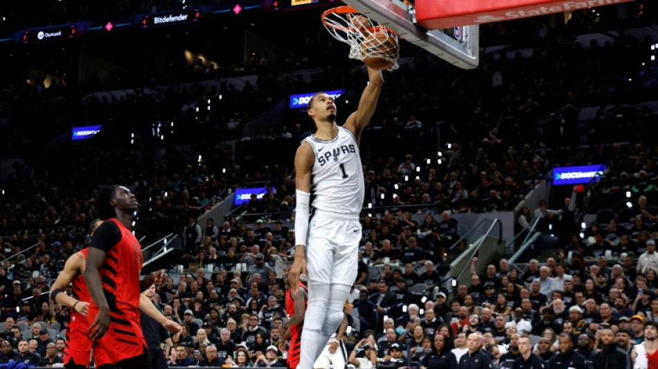 Wembanyama's Spurs advance in NBA playoffs, 76ers stay alive