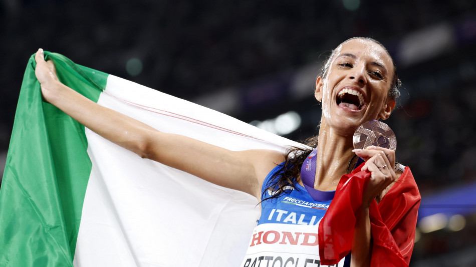 Ai Mondiali di atletica Battocletti é di bronzo nei 5.000