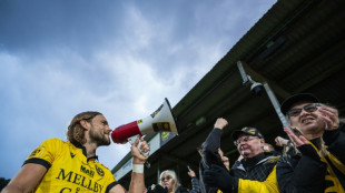 En Suède, Mjällby jubile après son titre de champion de foot