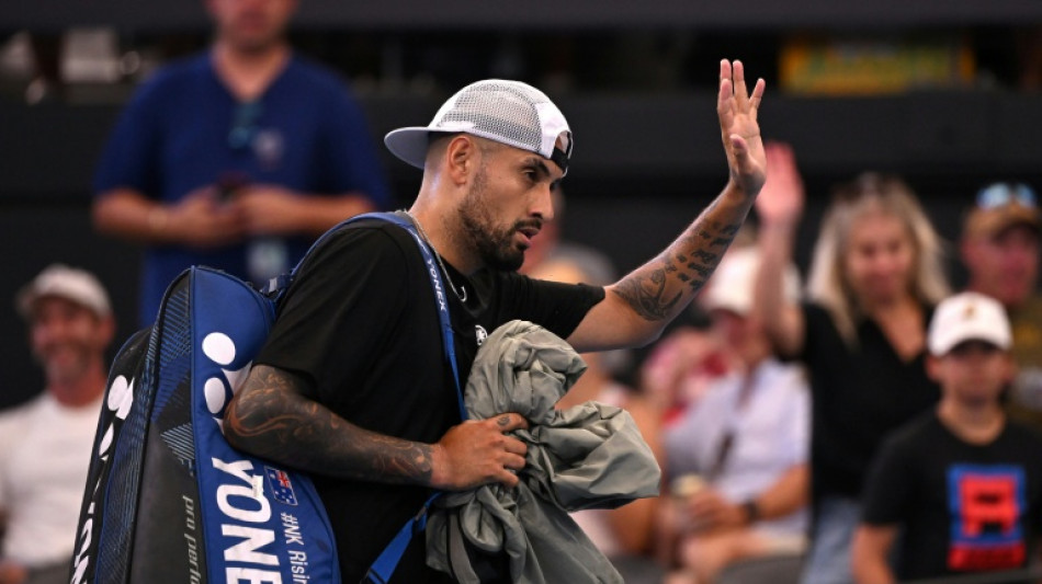 Kyrgios admits glory days behind him after losing on comeback