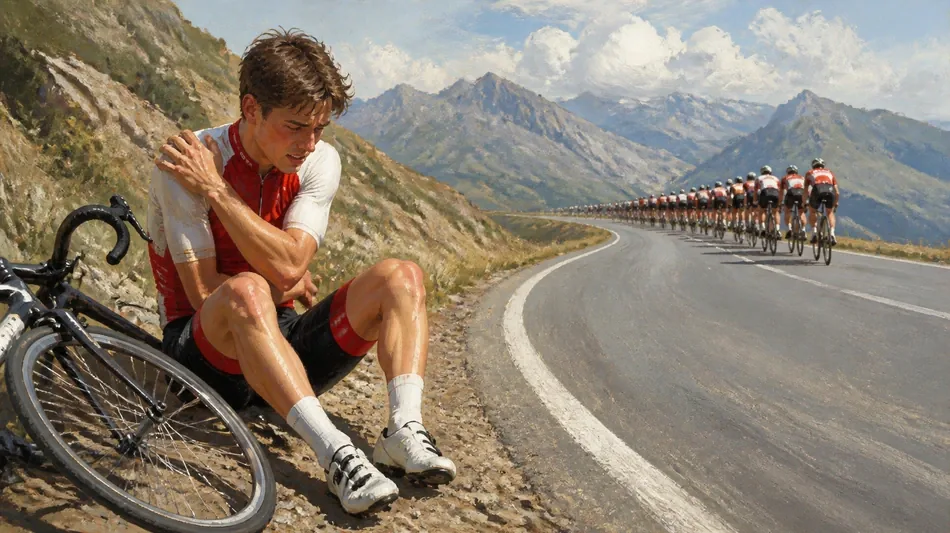 Vuelta 2026, Pogacar cade e si ritira mentre era in maglia rossa