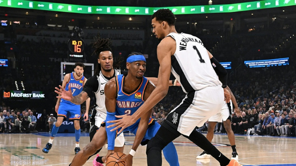 NBA: OKC schl&auml;gt "Angstgegner" San Antonio