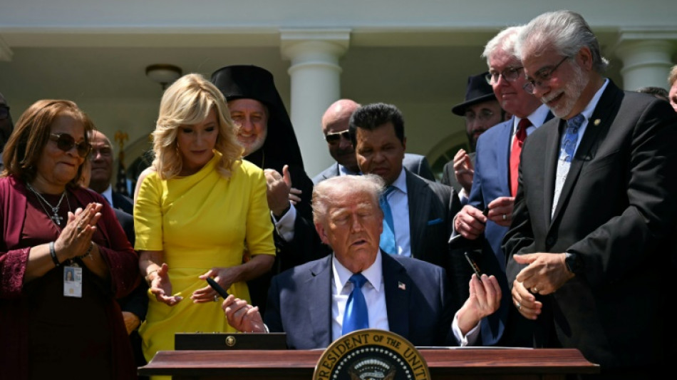 Trump dice que un acuerdo de paz en Ucrania le ayudaría a "ir al cielo"