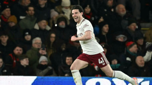 Rice double delivers six-point Premier League lead for Arsenal