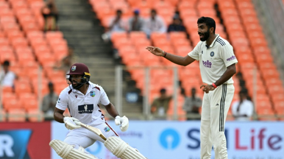 Siraj on song as West Indies stumble to 90-5 in first India Test