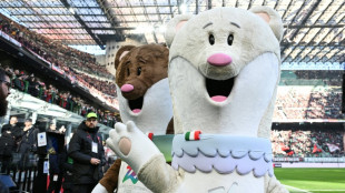 Cuddly Olympics mascot facing life or death struggle in the wild